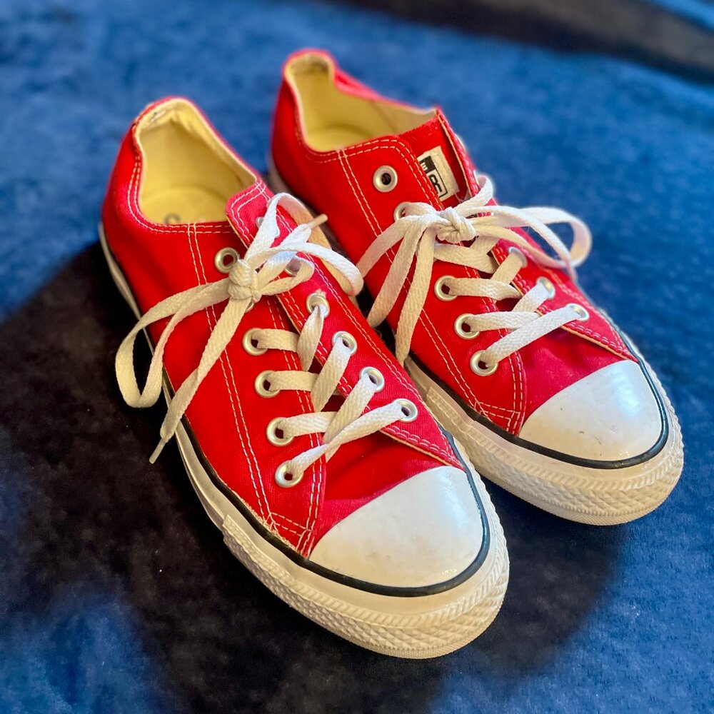 Red Converse Chuck Taylor All Star Sneakers